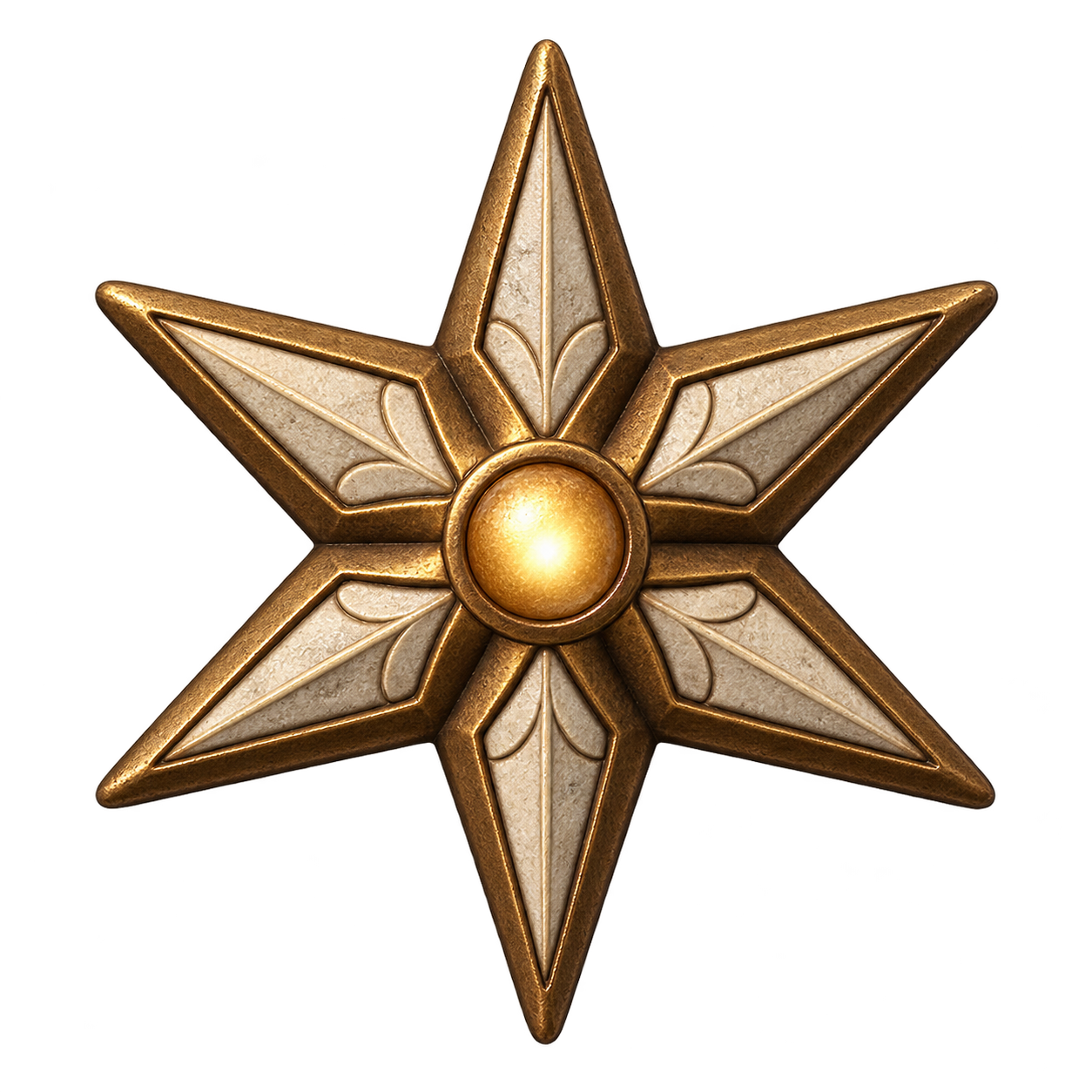 A six-ray star lantern